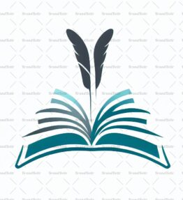 Offenes Buch und Feder